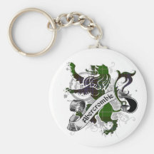 Lion de tartan d'Abercrombie Porte-clef