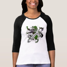 Lion de tartan d'Abercrombie T-shirts