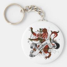 Lion de tartan de Wallace Porte-clef