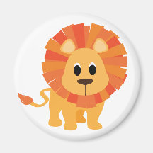 Lion doux aimants pour réfrigérateur