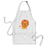 Lion doux tablier