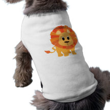 Lion doux tee-shirts pour animaux domestiques