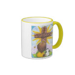 Lion et agneau à la croix tasse
