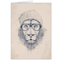 Lion frais cartes