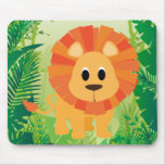 Lion mignon tapis de souris