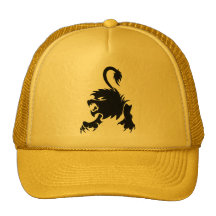Lion noir ; Lion Casquette De Camionneur