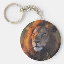 Lions dans les cadeaux et le tee - shirt sauvages porte-clefs