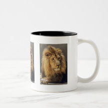 Lions dans les cadeaux et le tee - shirt sauvages tasse