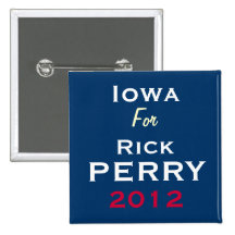 L'IOWA pour le bouton de campagne de Rick Perry 20 Badge