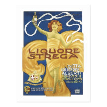 Liqoure Strega Cartes Postales