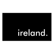 l'Irlande Carte De Visite