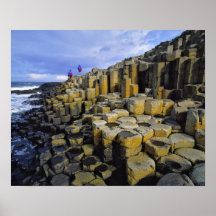 L'Irlande du Nord, comté Antrim, géant Affiches