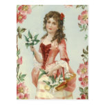 Lis de la jeune fille de Vally Cartes Postales