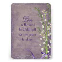 Lis de mariage faire-parts