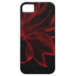 Lis rouge sur la caisse noire de l'iPhone 5 Coques Case-Mate iPhone 5
