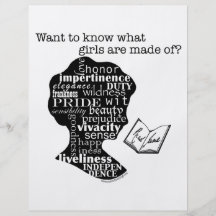 Lisez Jane Austen Prospectus Personnalisés