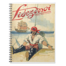 Lisez-moi, pirate sur la plage carnet