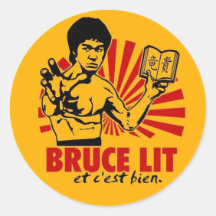 Lit de Bruce Autocollants
