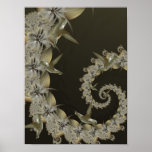 Lit des fleurs posters