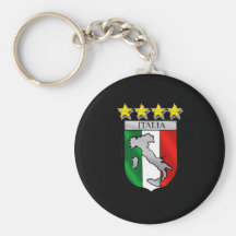 l'Italie 4 cadeaux du football de champions du mon Porte-clefs