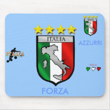 l'Italie 4 cadeaux du football de champions du mon Tapis De Souris