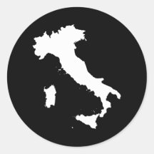 L'Italie Adhésifs Ronds