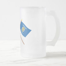 L'Italie et les drapeaux croisés par Calabre Tasses À Café