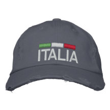L'ITALIE Italie a brodé la casquette de baseball a