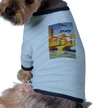 L'Italie Tee-shirt Pour Animal Domestique