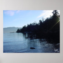 Littoral d'île de Vancouver Posters