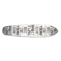livefastdieyoungstaypretty plateaux de skateboards customisés