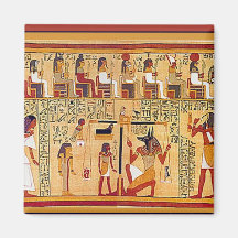Livre égyptien antique des morts magnets pour réfrigérateur