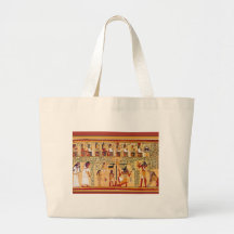 Livre égyptien antique des morts sac en toile