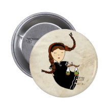 Livre Girl Zodiac Sign Badge