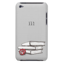 Livres + Apple | personnalisable Coque Barely There iPod