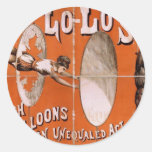 Lo-Lo, "vol par les ballons" rétro Theate Autocollants