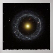 L'objet de Hoag de galaxie Posters