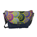 L'océan tourbillonne sac messenger violacé besace