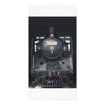 Locomotive à Changhua Roundhouse, Taïwan Photocarte Personnalisée