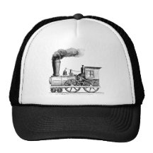 Locomotive à vapeur ancienne casquettes