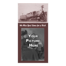 Locomotive vintage Photocard de Baldwin Cartes De Vœux Avec Photo