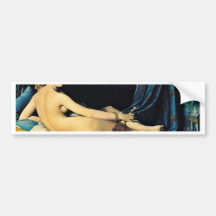 L'Odalisque grand, Odalisque de La de Français gra Autocollants Pour Voiture