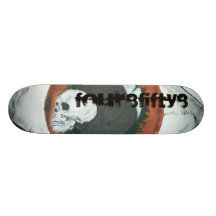 L'oeil de la crainte, four8fifty8, peint par : J.W Skateboards Personnalisés