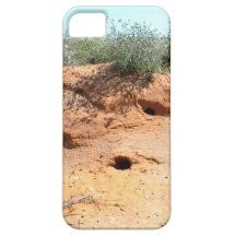 Logements de créature de désert en sable rouge étuis iPhone 5