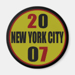 Logo 2007 de New York City Magnets Pour Réfrigérateur