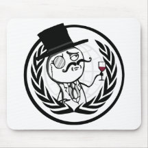 Logo anonyme de LulzSec Tapis De Souris