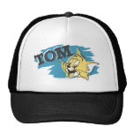 Logo bleu et jaune de Tom casquettes