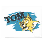 Logo bleu et jaune de Tom posters