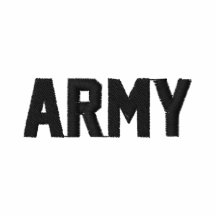 Logo d'armée brodé par armée