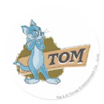 Logo d'attitude de Tom autocollants